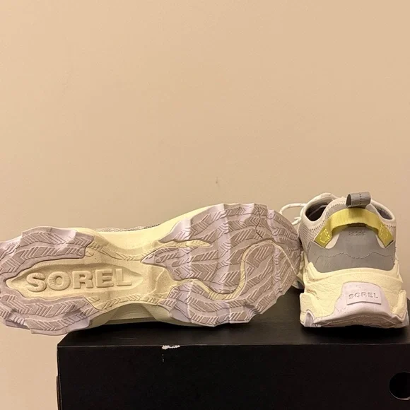 Sorel Men's Sneakers in Gray and Light Lime - Picture 6 of 6